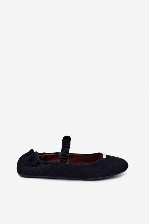 Sandales noires avec détails décoratifs Brinelle