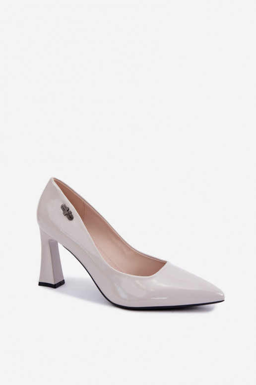 Escarpins vernis Vinceza 62328 gris