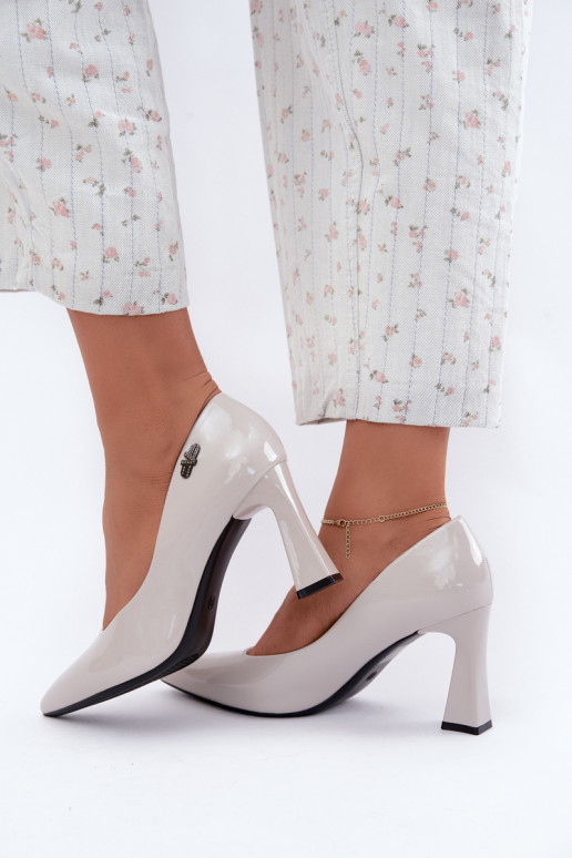 Escarpins vernis Vinceza 62328 gris