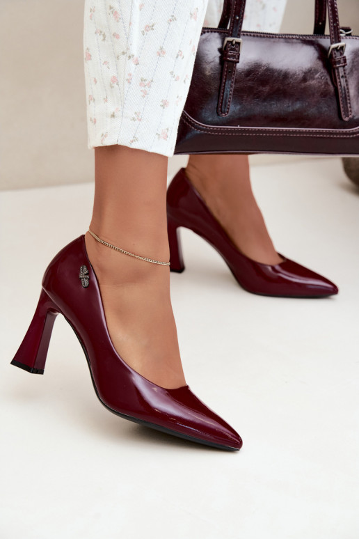 Escarpins vernis Vinceza 62328 bordeaux