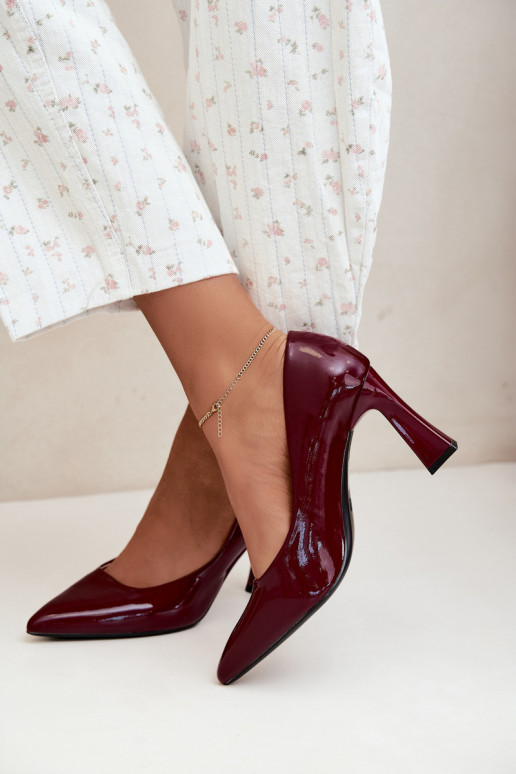 Escarpins vernis Vinceza 62328 bordeaux