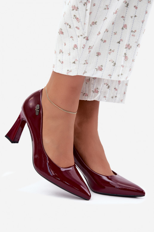 Escarpins vernis Vinceza 62328 bordeaux