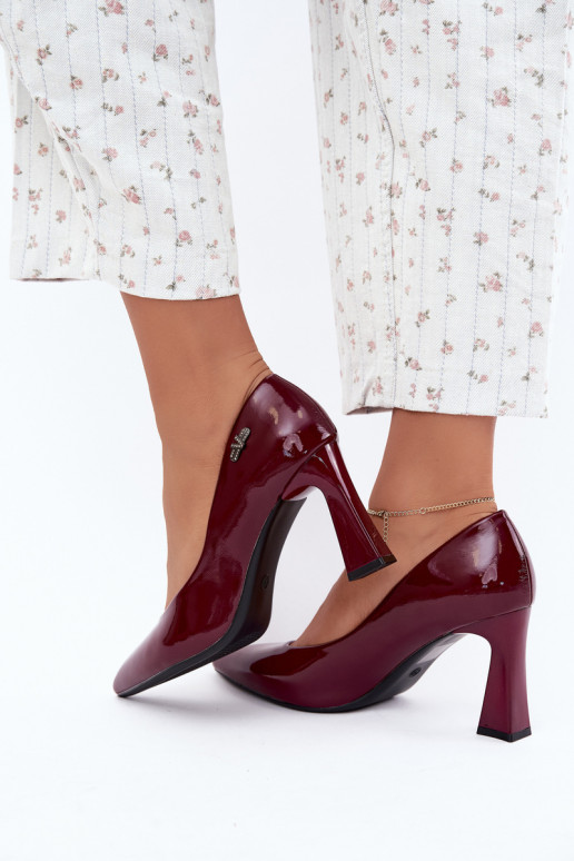 Escarpins vernis Vinceza 62328 bordeaux