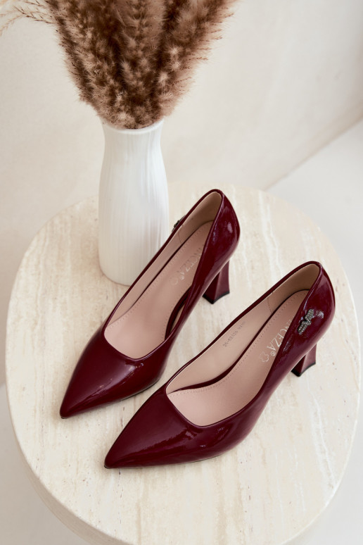 Escarpins vernis Vinceza 62328 bordeaux