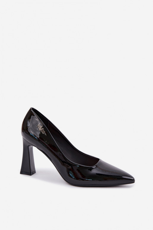 Escarpins vernis Vinceza 62328 noirs