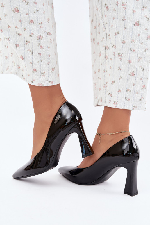 Escarpins vernis Vinceza 62328 noirs