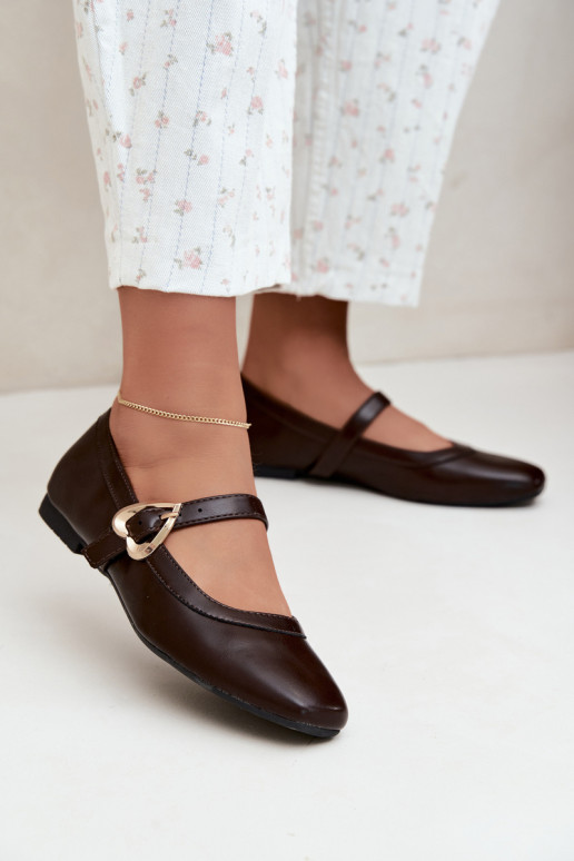 ballerines avec boucles et cœurs en chocolat Relsa