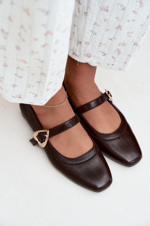 ballerines avec boucles et cœurs en chocolat Relsa
