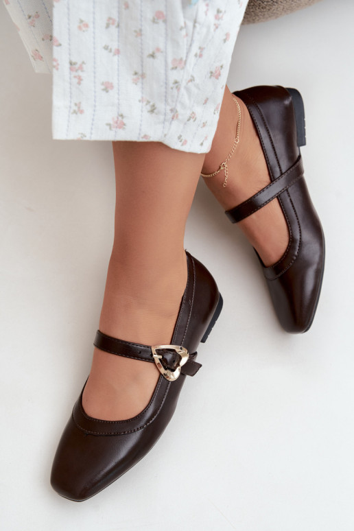 ballerines avec boucles et cœurs en chocolat Relsa