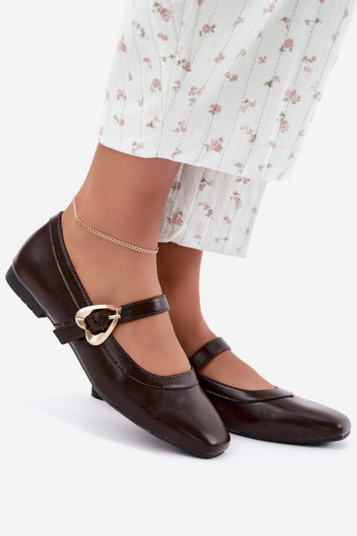 ballerines avec boucles et cœurs en chocolat Relsa