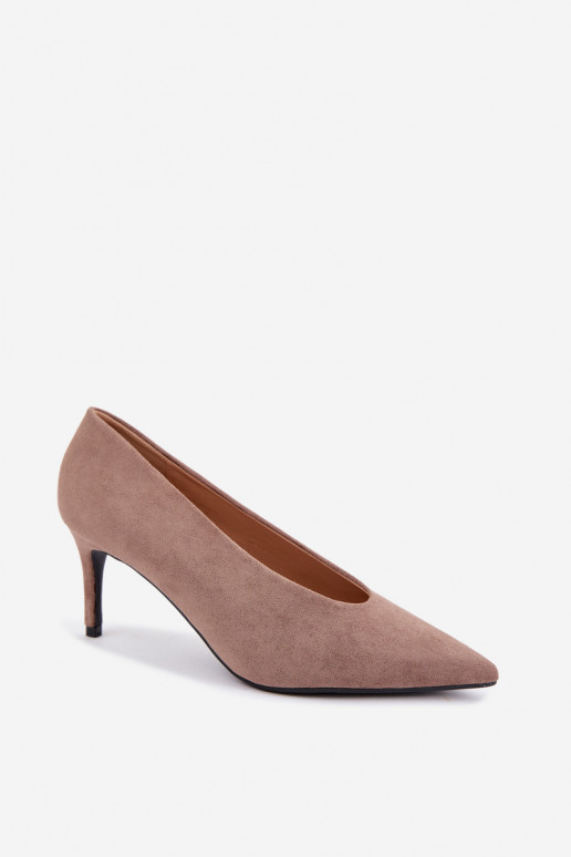chaussures en daim pour femmes en sable Brenya