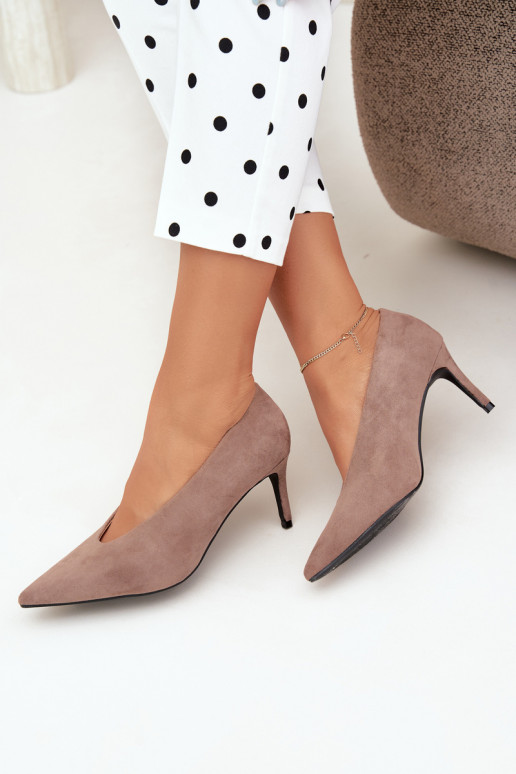 chaussures en daim pour femmes en sable Brenya