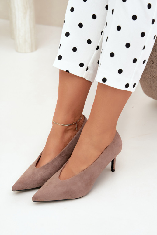 chaussures en daim pour femmes en sable Brenya