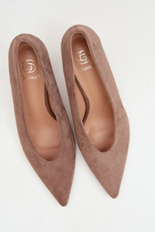 chaussures en daim pour femmes en sable Brenya