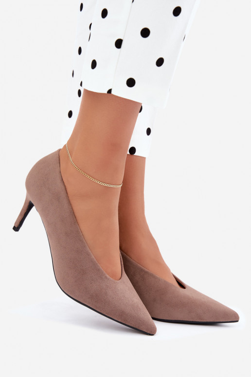 chaussures en daim pour femmes en sable Brenya