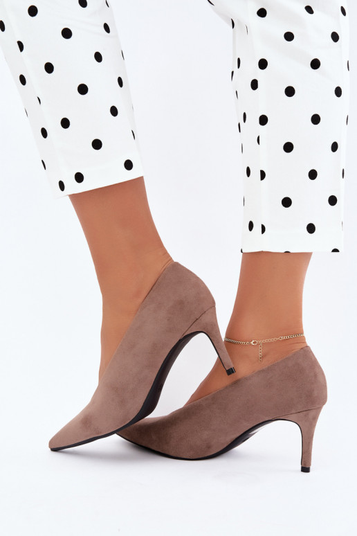 chaussures en daim pour femmes en sable Brenya