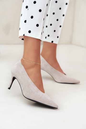 chaussures en daim pour femmes en gris Brenya 2