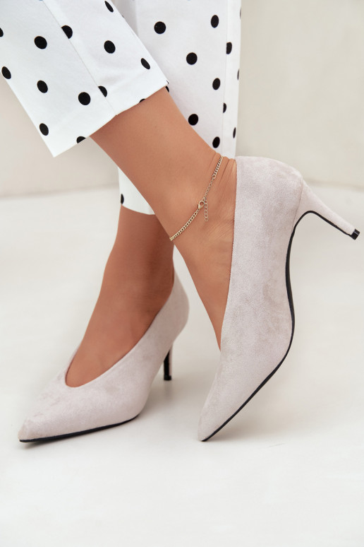 chaussures en daim pour femmes en gris Brenya