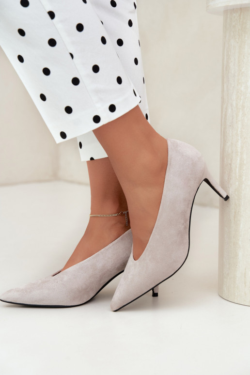 chaussures en daim pour femmes en gris Brenya