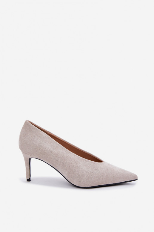 chaussures en daim pour femmes en gris Brenya