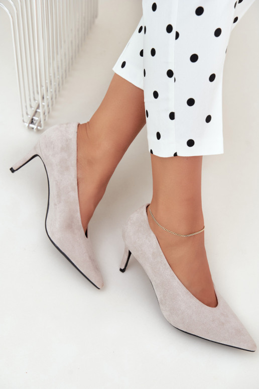 chaussures en daim pour femmes en gris Brenya