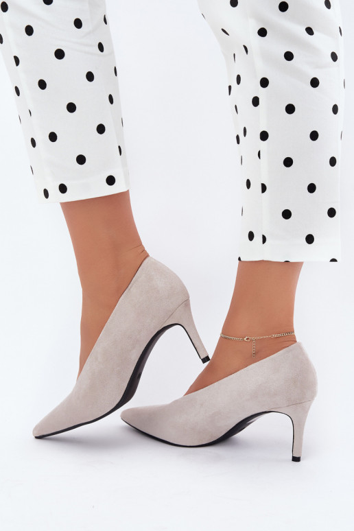chaussures en daim pour femmes en gris Brenya