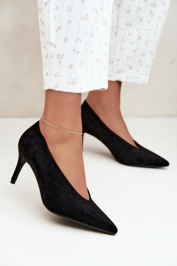 chaussures en daim pour femmes en noir Brenya 2