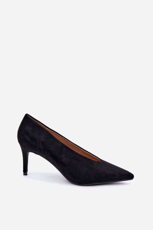 chaussures en daim pour femmes en noir Brenya