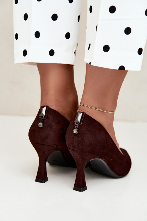 chaussures à talons Klepsydra Vinceza 62330 en marron