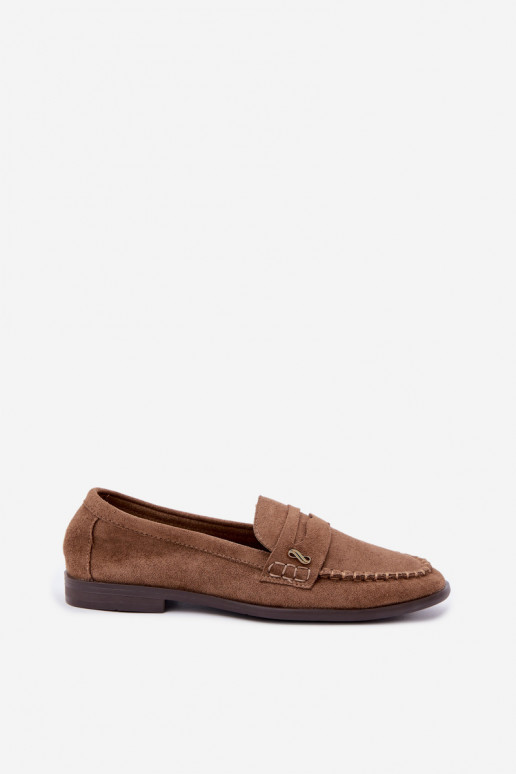 mocassins femmes avec détails décoratifs couleur marron Treya