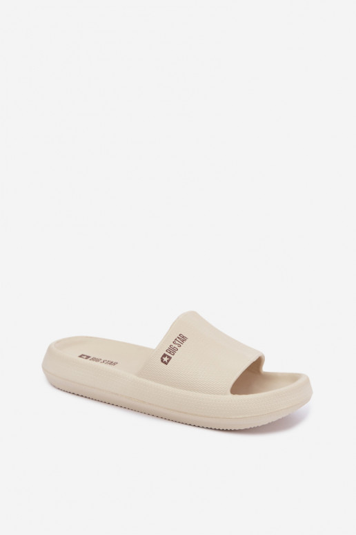 Chaussons légers pour femmes Big Star UU274087 en couleur sable