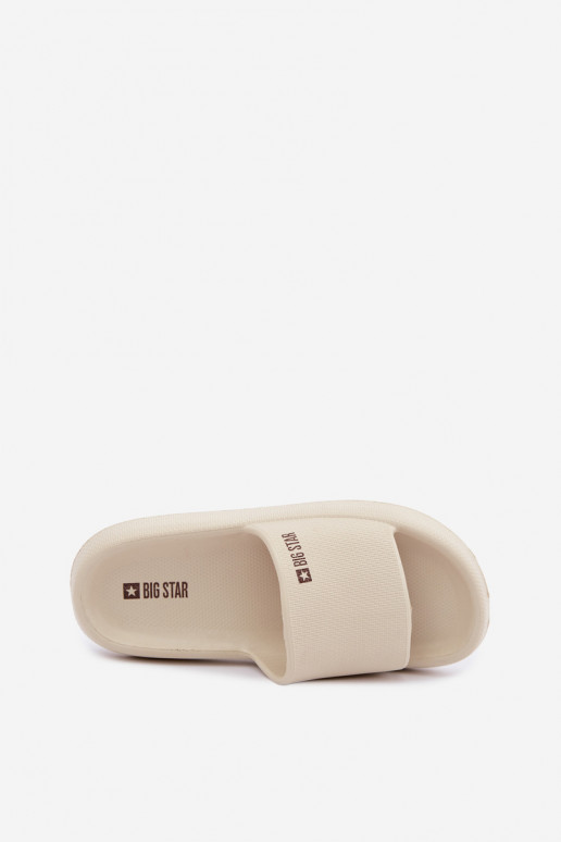 Chaussons légers pour femmes Big Star UU274087 en couleur sable