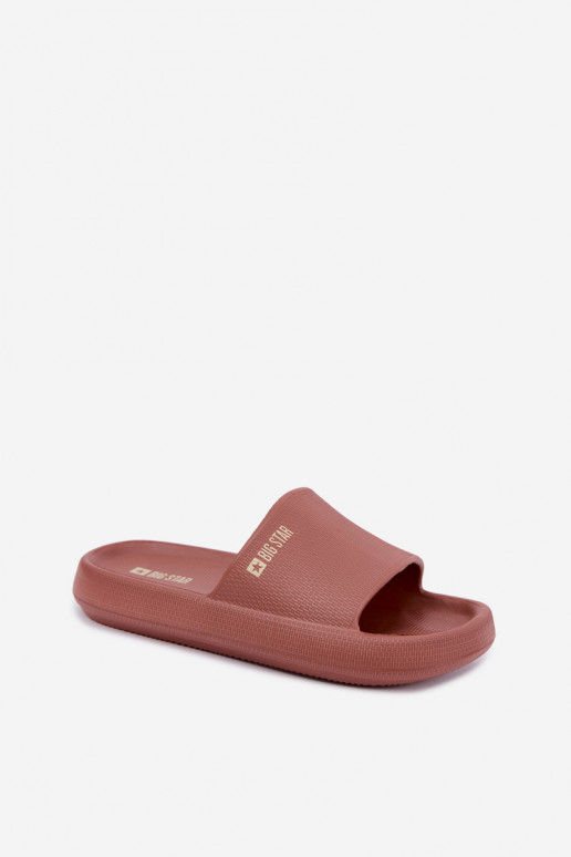 Chaussons légers pour femmes Big Star UU274088 en couleur marron