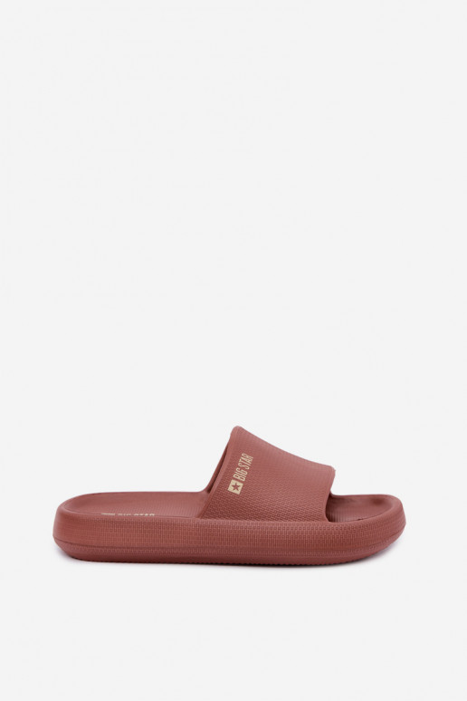 Chaussons légers pour femmes Big Star UU274088 en couleur marron