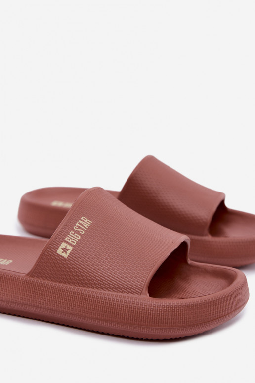 Chaussons légers pour femmes Big Star UU274088 en couleur marron