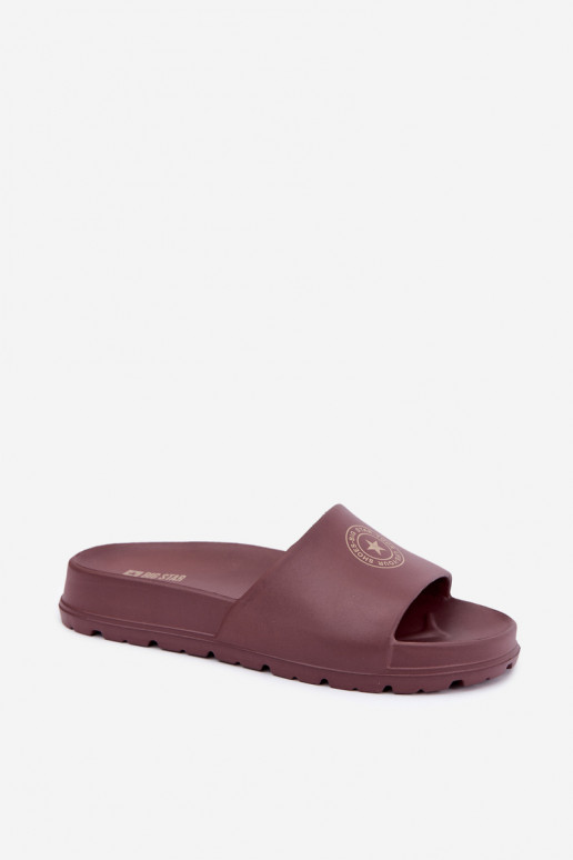 Chaussons légers pour femmes Big Star UU274075 en couleur marron