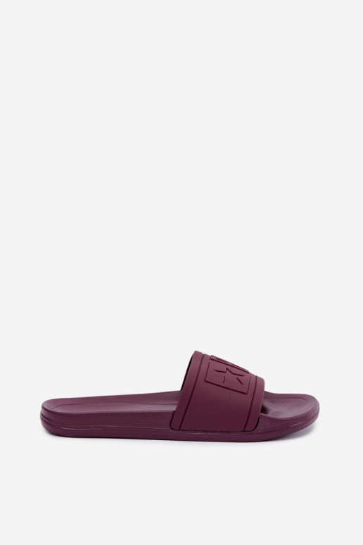 Chaussons pour femmes Big Star UU274070 en couleur bordeaux
