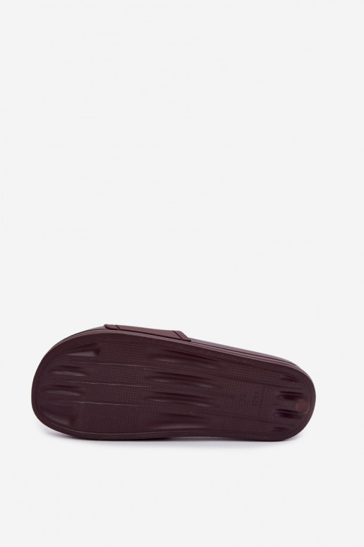 Chaussons pour femmes Big Star UU274072 en couleur chocolat