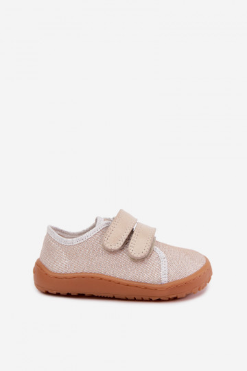 Chaussons Barefoot pour enfants Froddo Canvas G1700440-1 Or 2