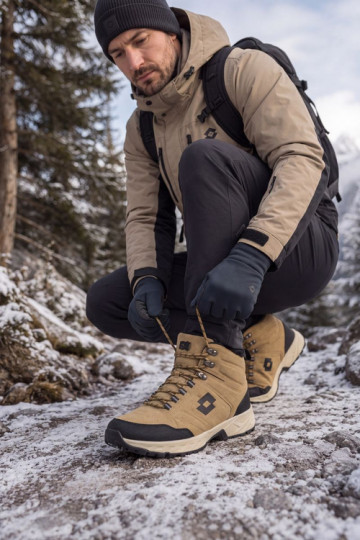 bottes d'hiver Trekas pour hommes isolées LOTTO 2401210U KETCHAM marron 2