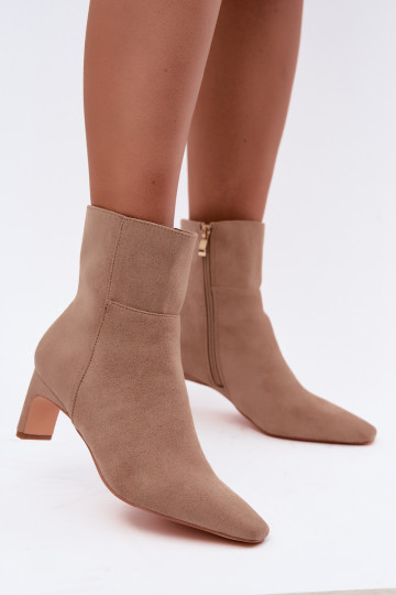 bottines pour femmes avec talons en sable Rileya 2