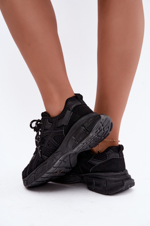 Chaussures de sport pour femmes en noir Nerla