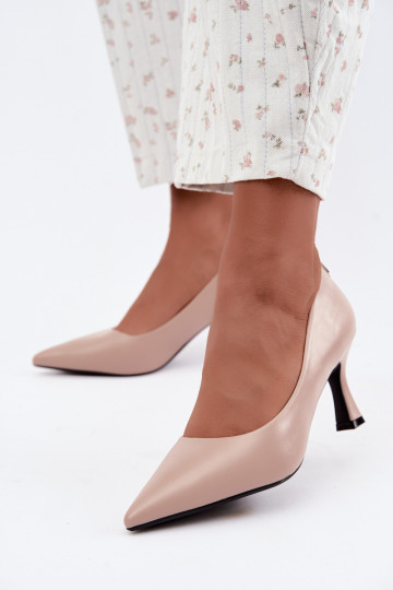 Chaussures à talons couleur sable Vinceza 62330