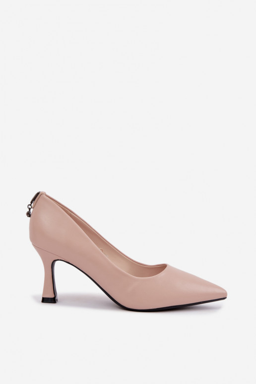 Chaussures à talons couleur sable Vinceza 62330
