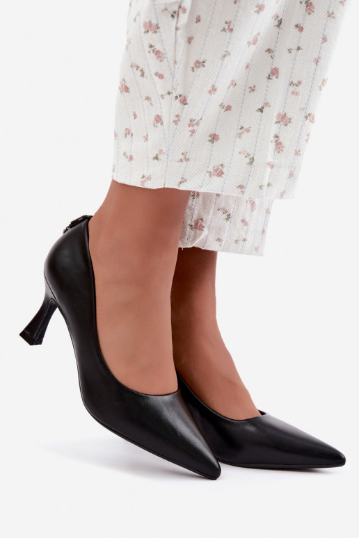 Chaussures à talons couleur noire Vinceza 62330