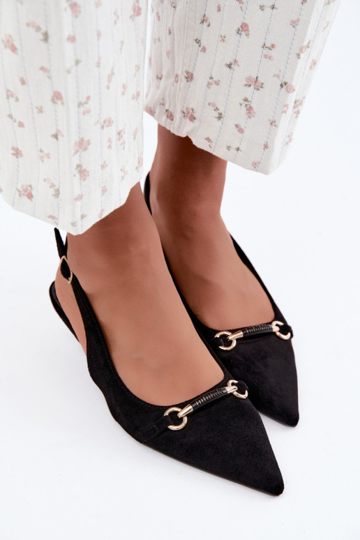 Chaussures à talons avec talon bas couleur noire Caylo