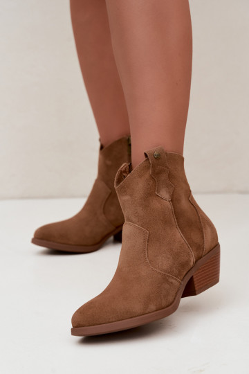 Bottines cowboy marron avec talons Big Star 2