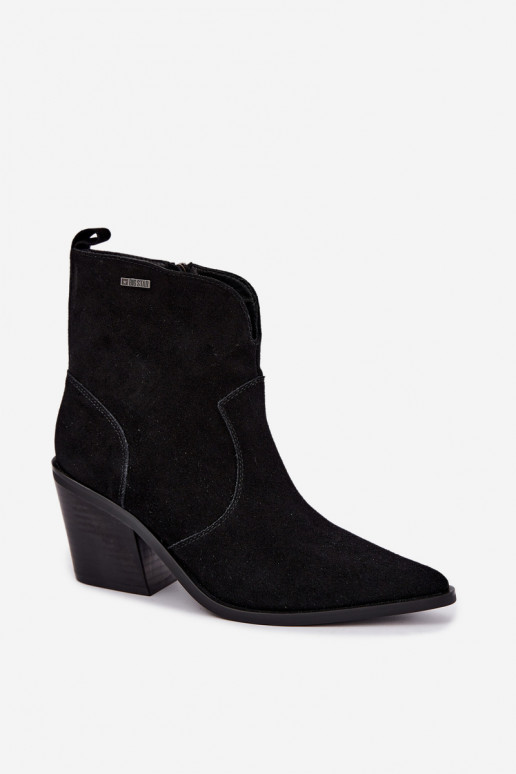 Bottines cowboy noires avec talons Big Star