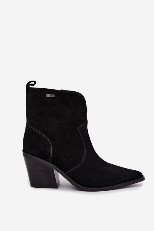 Bottines cowboy noires avec talons Big Star