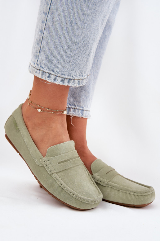 Mocassins en daim verts Big Star RR274945